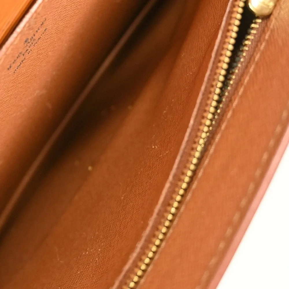 Authentic Louis Vuitton Ambassador brown leather epi briefcase with strap